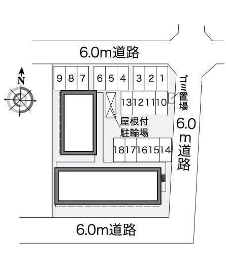 ★手数料０円★春日井市出川町３丁目　月極駐車場（LP）